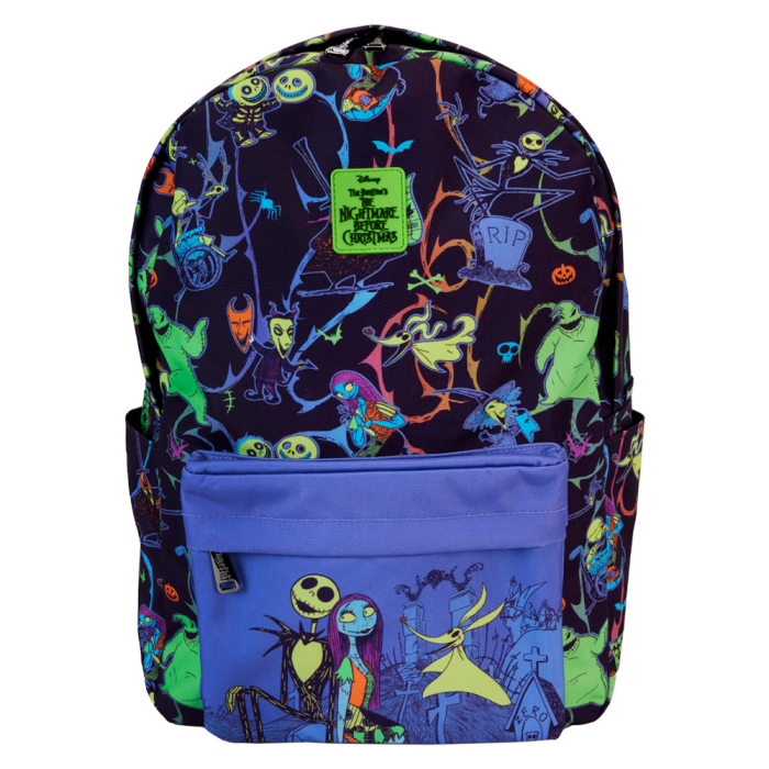 Mochila nylon Pesadilla Antes de Navidad Disney Loungefly 43cm 1