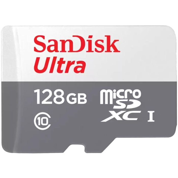 SanDisk SDSQUNR-128G-GN3MN Tarjeta de Memoria microSDXC 128GB Ultra Lite 100MB/s Clase 10 U1 para Dispositivos Móviles