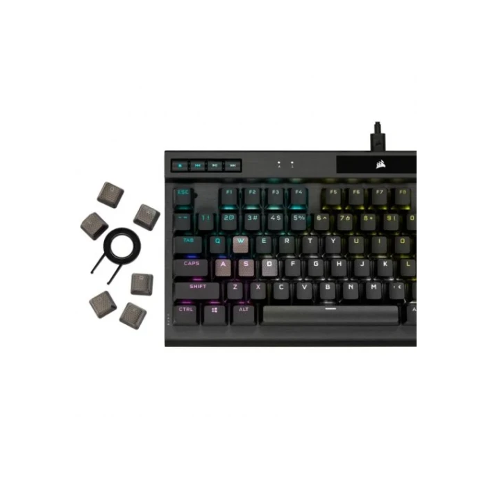 Trust 25227 Bundle 3 en 1 Teclado TKL Inalámbrico Ratón y Alfombrilla Gaming Español Negro 4