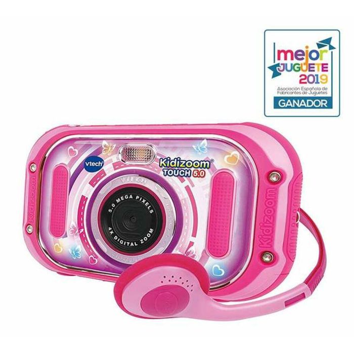 Cámara de fotos digital kidizoom touch rosa 5 megapíxeles con pantalla táctil de 3,5" y 10 funciones. 8,6x15x3,1 cm 10 Cámara de fotos digital kidizoom touch rosa 5 megapíxeles con pantalla táctil de 3,5" y 10 funciones. 8,6x15x3,1 cm 10
