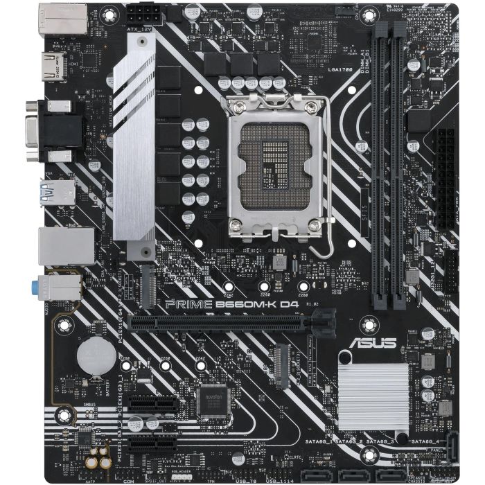 ASUS PRIME B660M-K D4 Placa Base Intel LGA 1700 B660 DDR4 microATX 90MB1950-M1EAY0