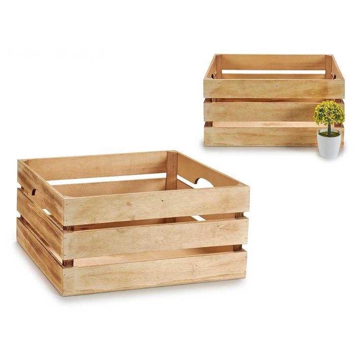 Caja Natural Quemado 41X31X20 Cm Giftdecor (9 Unidades) Caja Natural Quemado 41X31X20 Cm Giftdecor (9 Unidades)