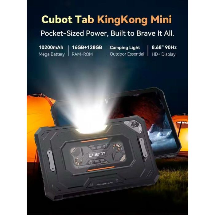 Tablet Cubot KING KONG MINI 6 GB RAM 128 GB 8,7" Negro 8 Tablet Cubot KING KONG MINI 6 GB RAM 128 GB 8,7" Negro 8