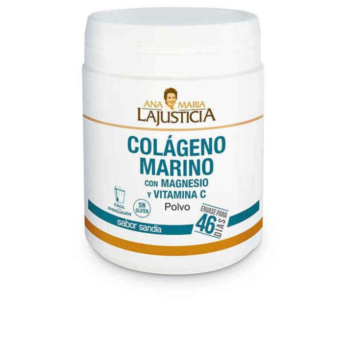 Ana María Lajusticia Colágeno Marino con Magnesio + Vit. C Sabor Sandía Polvo 135 gr