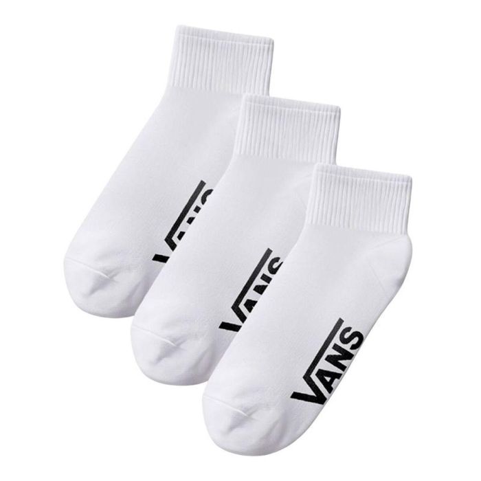 Calcetines Deportivos Vans Classic Quarter Crew Blanco 3 Piezas 11 0 Calcetines Deportivos Vans Classic Quarter Crew Blanco 3 Piezas 11 0