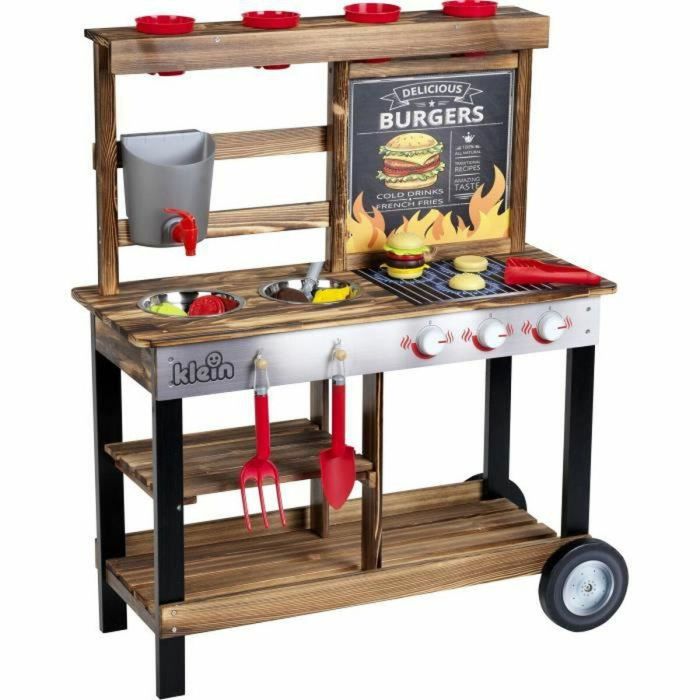 Klein 2368 Cocina de Madera para Niños, temática de verano, picnic y playa, con 23 accesorios 3 Klein 2368 Cocina de Madera para Niños, temática de verano, picnic y playa, con 23 accesorios 3