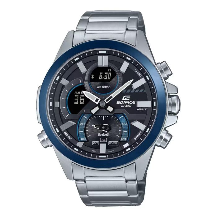 Reloj Hombre Casio EDIFICE SPORT Bluetooth® Negro Plateado (Ø 49 mm) Reloj Hombre Casio EDIFICE SPORT Bluetooth® Negro Plateado (Ø 49 mm)