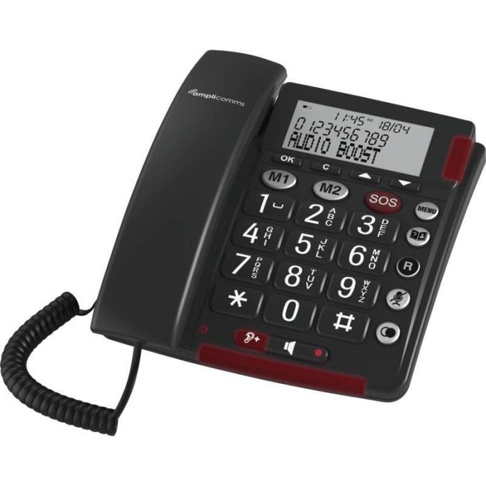 amplicomms BigTel 50 Alarm Plus Notrufarmband Duo dunkelgrau 1 amplicomms BigTel 50 Alarm Plus Notrufarmband Duo dunkelgrau 1