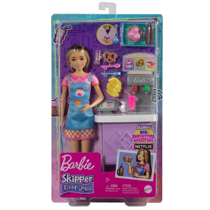 Muñeca Barbie Skipper Asistente De Bar Hkd79 Mattel 4