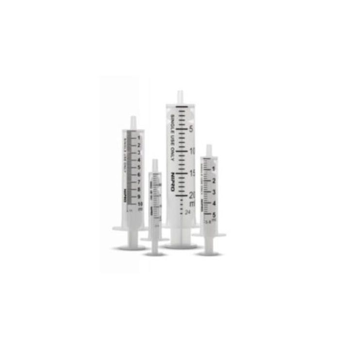 Jeringa 2 Cuerpos 2 mL Luer 100Ud Nipro