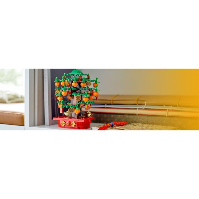 LEGO Árbol del Dinero (40648) - Kit de Construcción para Niños a Partir de 9 Años con 20 Mandarinas, 14 Sobres Rojos y 10 Monedas 4