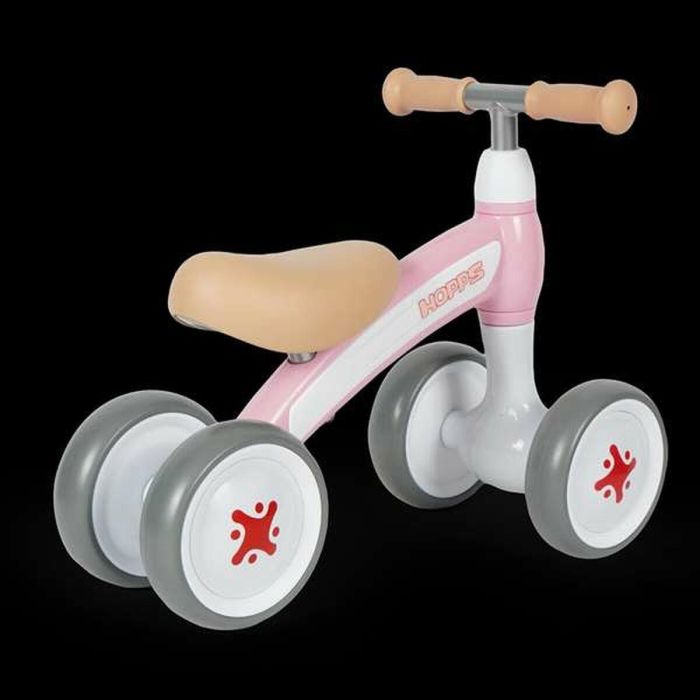 Baby Walkers Hopps Pink - Triciclo Correpasillos de Paseo Infantil para Bebés, Edad Mínima 12 Meses, Rosa 1