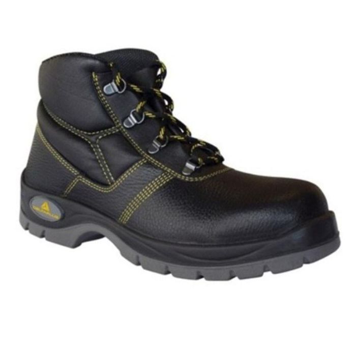 Delta Plus Basico Jumper2 Bota Seguridad Piel S1P SRC Puntera y Plantilla de Acero Suela Doble Densidad Antideslizante Talla 44