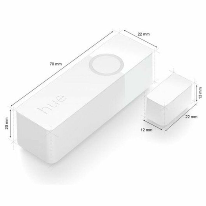 Philips Hue Sensor de contacto - PHI1701429668987 - Seguro y fácil instalación con control por aplicación - Blanco 6
