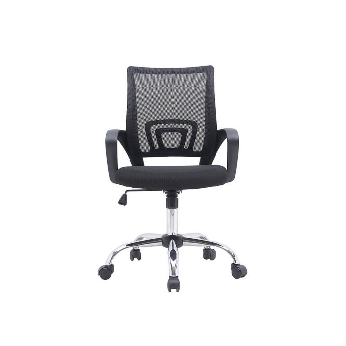 Silla Q-Connect Oficina Siena Malla Base Metalica Alt Max 1000 Anc 560 Prof 570 Ruedas Premium Color Negro