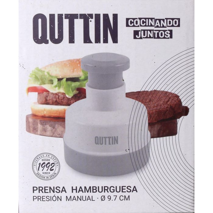 Prensa Hamburguesas Manual Quttin - Plastico (18 Unidades) 1 Prensa Hamburguesas Manual Quttin - Plastico (18 Unidades) 1
