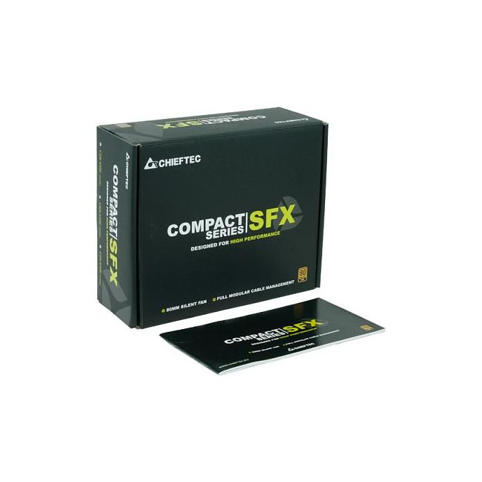 Chieftec CSN-450C Fuente Alimentación PC 450W 80 Plus Gold, Factor Forma SFX, Cables Totalmente Modulares, Soporte CrossFire/SLI 4 Chieftec CSN-450C Fuente Alimentación PC 450W 80 Plus Gold, Factor Forma SFX, Cables Totalmente Modulares, Soporte CrossFire/SLI 4