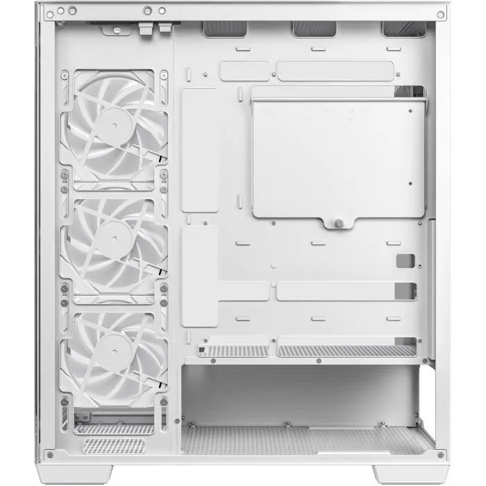 Deepcool Caja Gaming CG580 4F WH Blanca con 4 Ventiladores ARGB - Chasis ATX con Cristal Templado para Gaming y PC de Alto Rendimiento 1