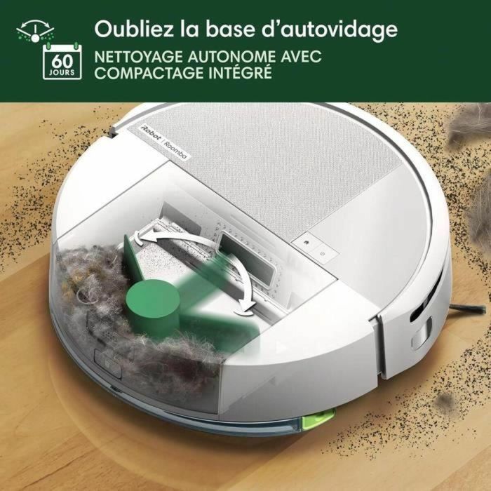iRobot IRO5061042263087 Roomba 205 DustCompactor Combo Robot Aspirador, Compacta Residuos, Navegación Clearview LiDAR 60 J 5 iRobot IRO5061042263087 Roomba 205 DustCompactor Combo Robot Aspirador, Compacta Residuos, Navegación Clearview LiDAR 60 J 5