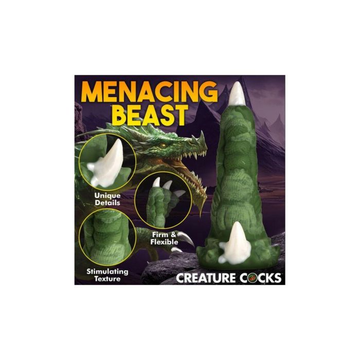 Consolador Realista XR Blanco Verde 2