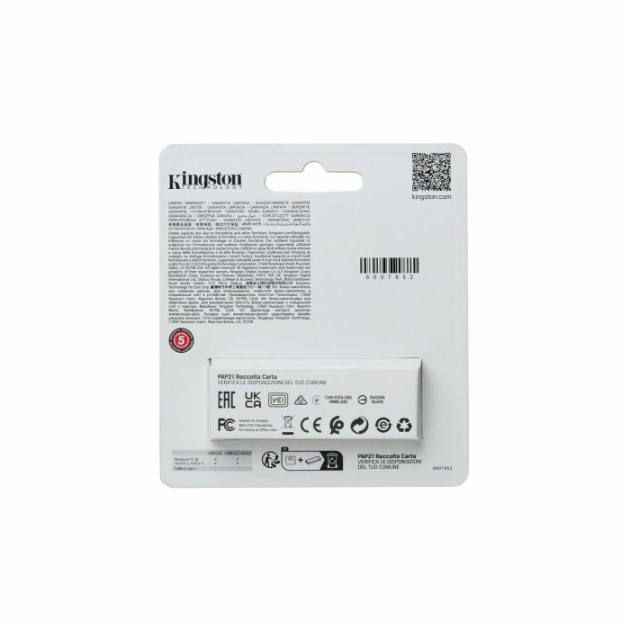 Tarjeta de Memoria Micro SD con Adaptador Kingston DTXS/64GB Negro 64 GB 16