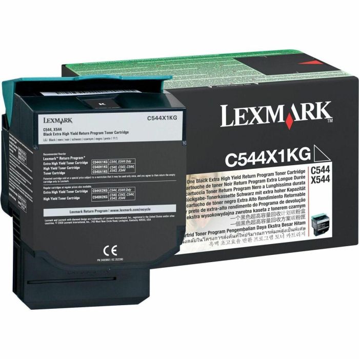 Tóner Lexmark C544X1KG Negro 4 Tóner Lexmark C544X1KG Negro 4