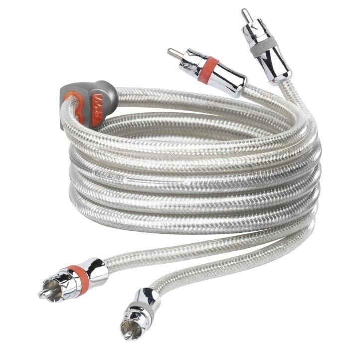 Cable MTX RCA StreetWires ZNHD1.2 1 m High End Simétrico 100% Cobre Cero ruido 1