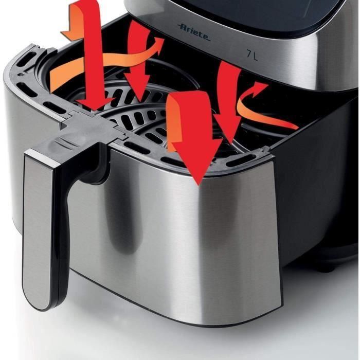 Ariete Freidora de Aire XXL Metal con Pantalla Táctil, 11 Programas Predefinidos, Bajo en Grasa 2 Ariete Freidora de Aire XXL Metal con Pantalla Táctil, 11 Programas Predefinidos, Bajo en Grasa 2