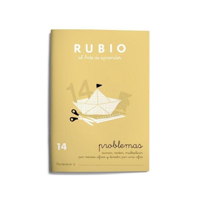 Rubio Cuaderno de Problemas Nº 14 - Sumas, Restas, Multiplicaciones y Divisiones (10 Unidades) (10 Unidades)
