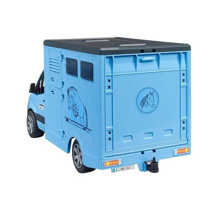 Bruder Mercedes Benz Sprinter Transporte Equino para 1 Caballo 43x17x22 cm 6