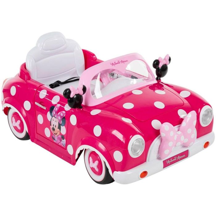 Coche Eléctrico para Niños Huffy 17315W Blanco Negro Rosa 7