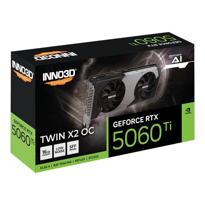 Inno3D RTX 5060 Ti 16GB GDDR7 Twin X2 OC Tarjeta Gráfica