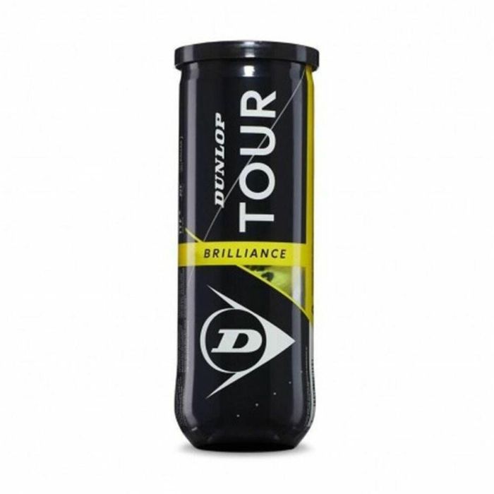 Pelotas de Tenis Brilliance Dunlop 601326 Amarillo Negro (3 pcs) 1 Pelotas de Tenis Brilliance Dunlop 601326 Amarillo Negro (3 pcs) 1
