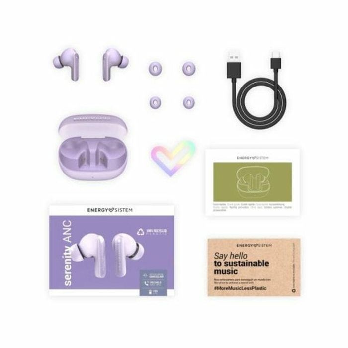 Auriculares in Ear Bluetooth Energy Sistem Morado 4