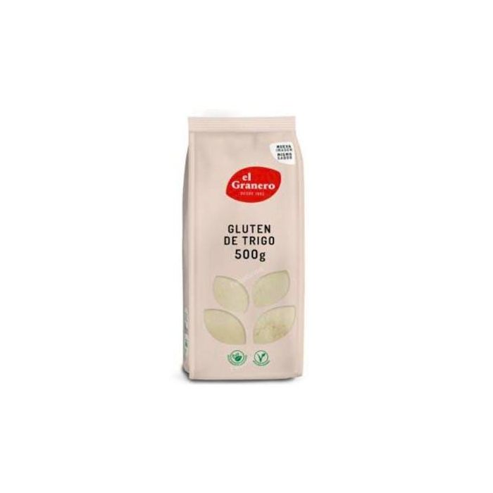EL GRANERO Gluten de Trigo 500g – Vegano, ideal para elaborar seitán, alto en proteínas