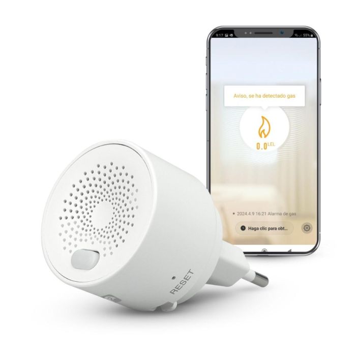 Detector de Seguridad de Gas Smart Wifi Garza 401347C 2 Detector de Seguridad de Gas Smart Wifi Garza 401347C 2