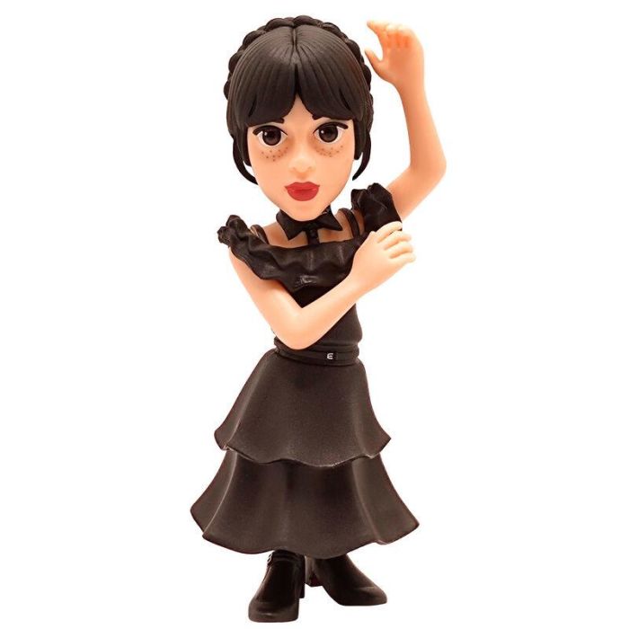 Minix Figura Wednesday Addams Vestido Baile 12 cm 1 Minix Figura Wednesday Addams Vestido Baile 12 cm 1