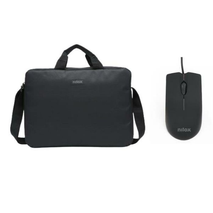 Nilox Maletin Para Portátil De 15,6" Basic Negro + Raton Usb 1000 Dpi 1 Nilox Maletin Para Portátil De 15,6" Basic Negro + Raton Usb 1000 Dpi 1