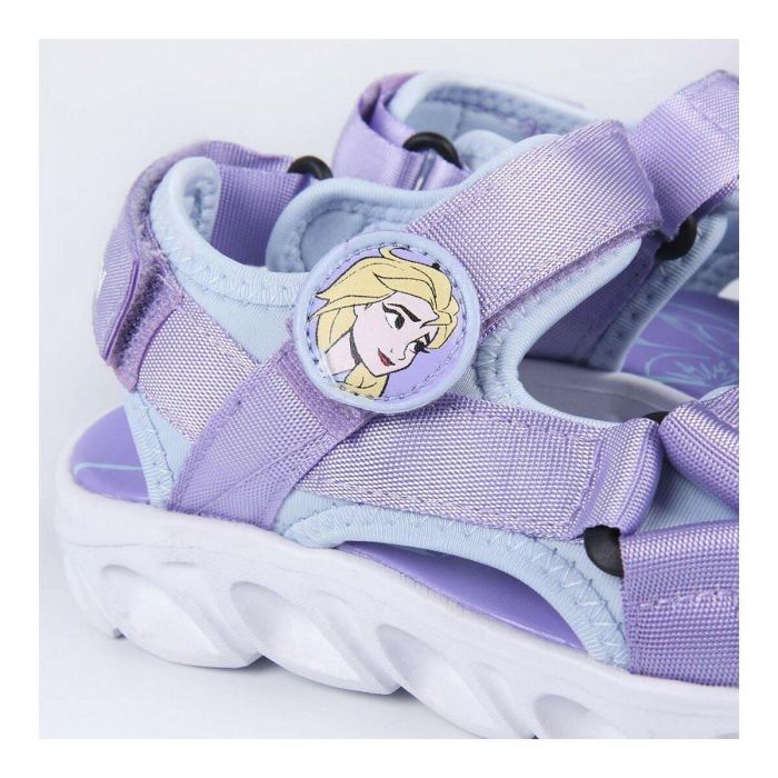 Sandalias Infantiles Frozen Lila 3 Sandalias Infantiles Frozen Lila 3