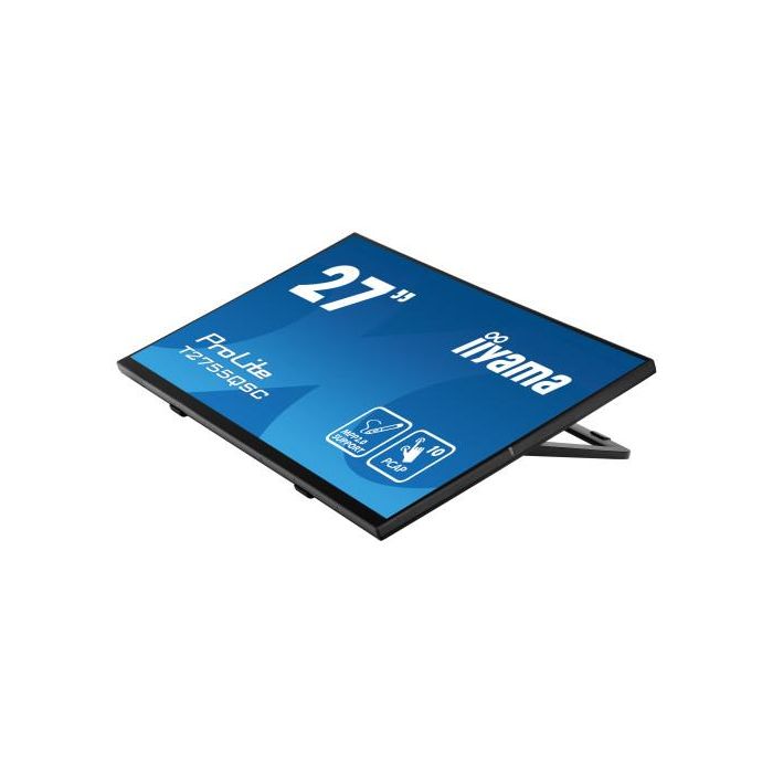 Iiyama T2755QSC-B1 Monitor 27" IPS 2560x1440 Táctil Multitáctil PCAP 10 Puntos MPP2.0 con Lápiz Compatible, Bisel Plano, Negro 11