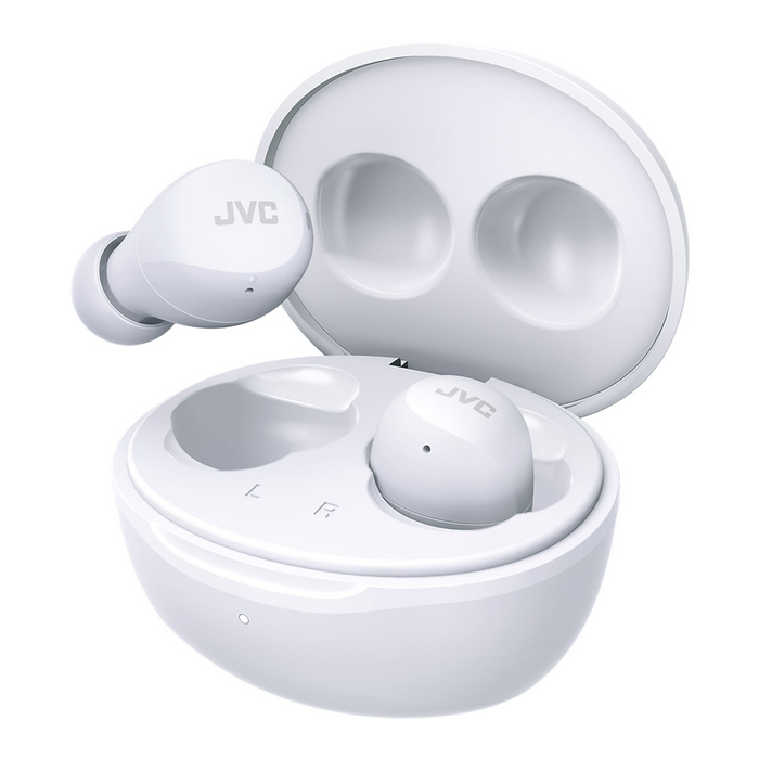 JVC HA-Z66T-A-E Auriculares Inalámbricos Bluetooth Blanco con 23h de Autonomía Resistente IPX4 1