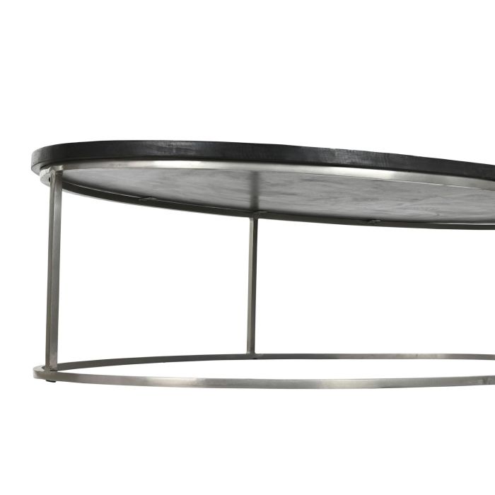 Mesa de Centro Home ESPRIT Negro Marfil 150 x 80 x 40 cm 5 Mesa de Centro Home ESPRIT Negro Marfil 150 x 80 x 40 cm 5