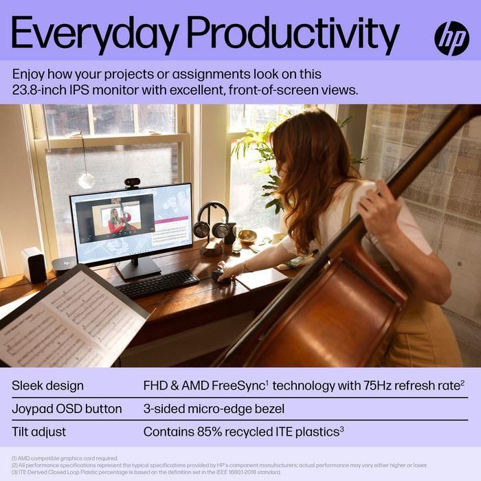HP V24i G5 FHD Monitor 20 HP V24i G5 FHD Monitor 20