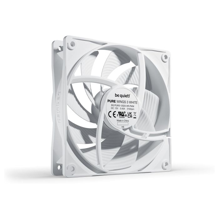 be quiet! Pure Wings 3 PWM high-speed Ventilador 120mm Blanco