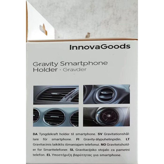 Inde Soporte Gravitatorio de Móviles para Coche - 9 x 6,8 x 9,4 cm (24 Unidades) 10