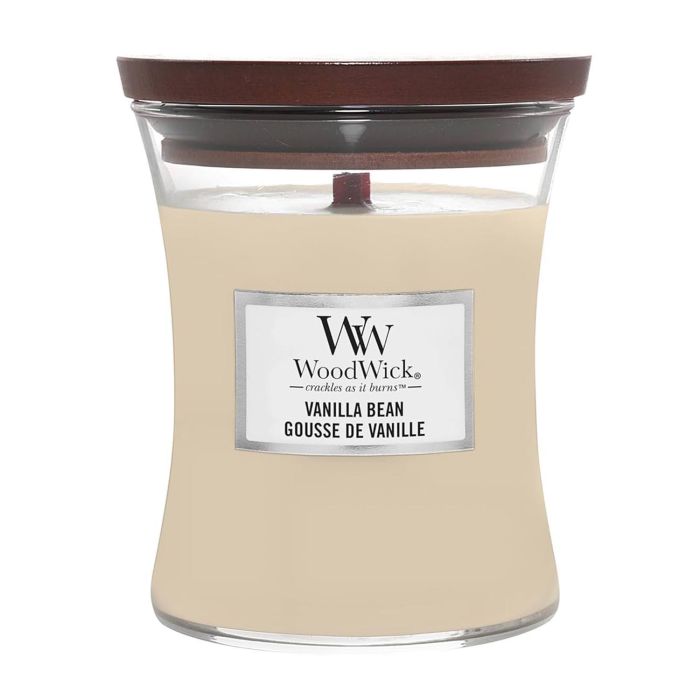 Woodwick Vela Aromática Vanilla Bean 275 gr