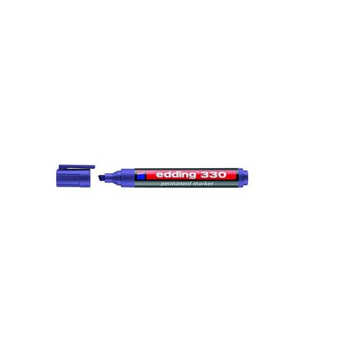 Marcador Permanente Edding 330 Biselado Violeta 10 unidades