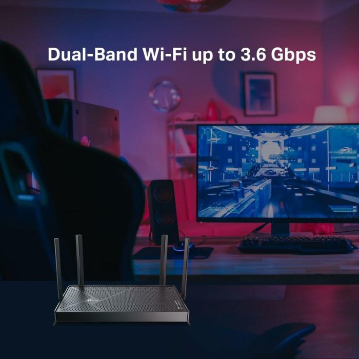 TP-Link Archer BE3600 Router Wi-Fi 7 Inalámbrico Doble Banda 2.4/5GHz 2.5 Gigabit Ethernet 2882 Mbps MU-MIMO USB Negro 23