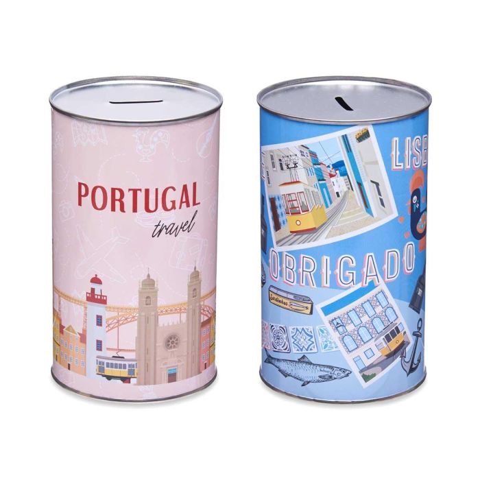 Hucha Metal 1,5K Portugal Surtidos Pincello 10X17CM (12 Unidades) 1 Hucha Metal 1,5K Portugal Surtidos Pincello 10X17CM (12 Unidades) 1