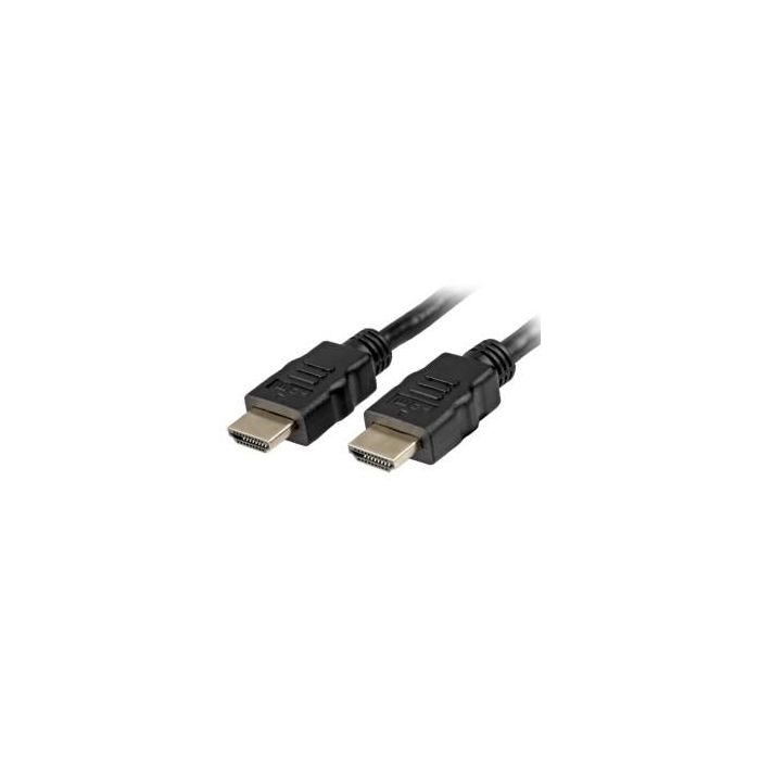 Sharkoon Cable HDMI a HDMI de 7.5m Negro para 3D y Ethernet, Conectores Dorados, Cobre, Calibre 28 AWG